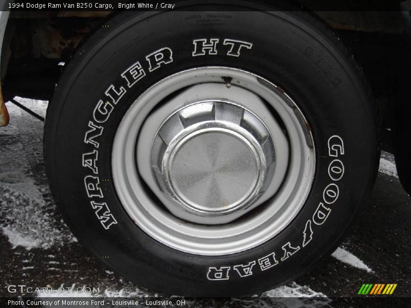 Bright White / Gray 1994 Dodge Ram Van B250 Cargo