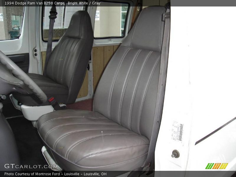 Bright White / Gray 1994 Dodge Ram Van B250 Cargo