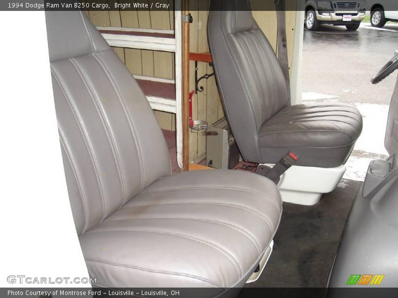 Bright White / Gray 1994 Dodge Ram Van B250 Cargo