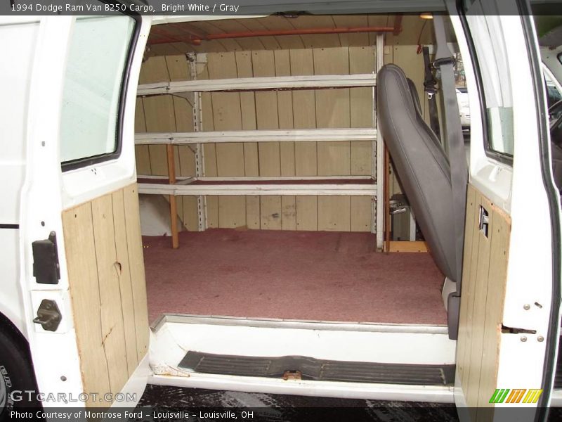 Bright White / Gray 1994 Dodge Ram Van B250 Cargo