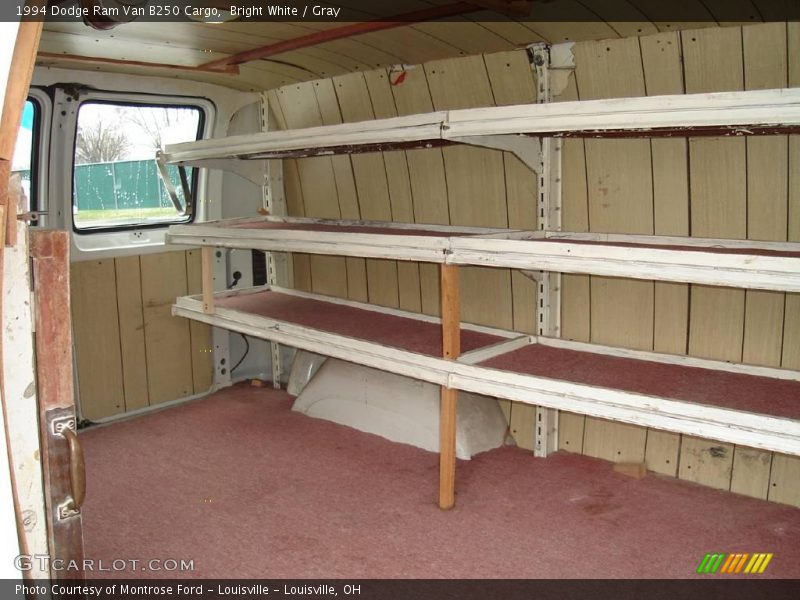 Bright White / Gray 1994 Dodge Ram Van B250 Cargo
