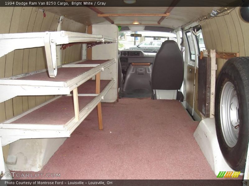 Bright White / Gray 1994 Dodge Ram Van B250 Cargo