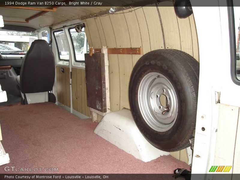 Bright White / Gray 1994 Dodge Ram Van B250 Cargo