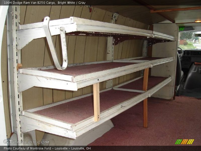 Bright White / Gray 1994 Dodge Ram Van B250 Cargo