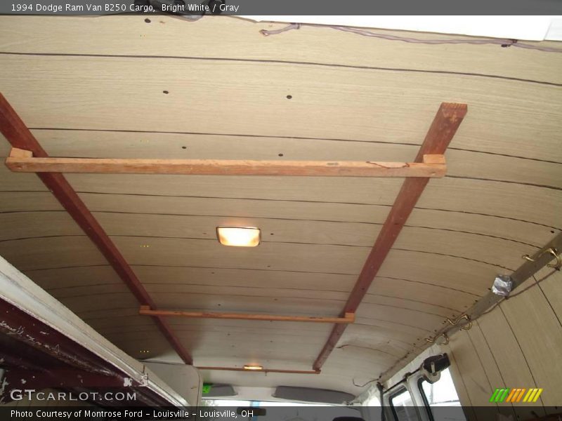 Bright White / Gray 1994 Dodge Ram Van B250 Cargo