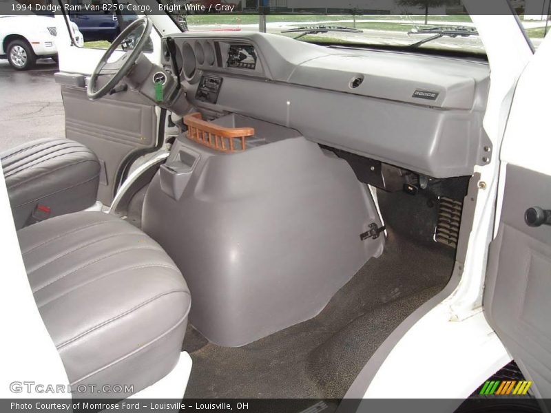 Bright White / Gray 1994 Dodge Ram Van B250 Cargo