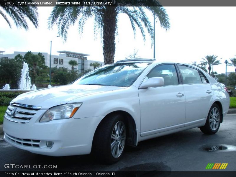 Blizzard White Pearl / Light Gray 2006 Toyota Avalon Limited