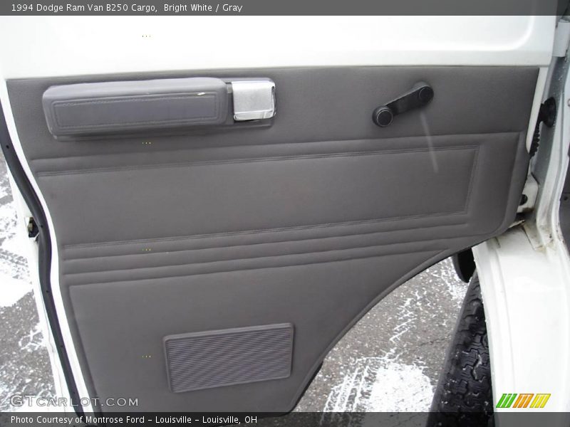 Bright White / Gray 1994 Dodge Ram Van B250 Cargo