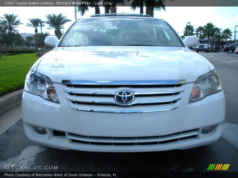 Blizzard White Pearl / Light Gray 2006 Toyota Avalon Limited