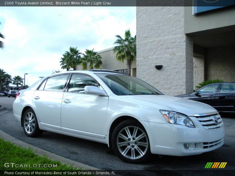 Blizzard White Pearl / Light Gray 2006 Toyota Avalon Limited