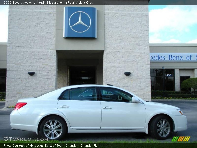 Blizzard White Pearl / Light Gray 2006 Toyota Avalon Limited