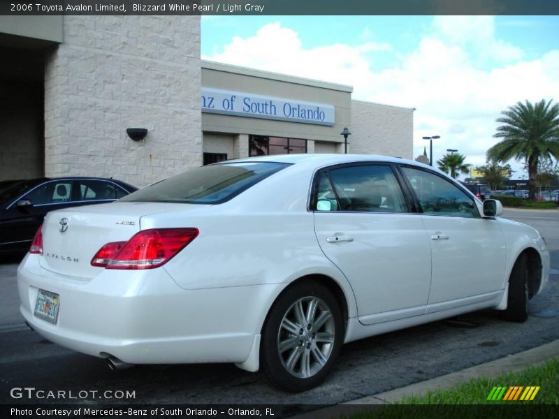 Blizzard White Pearl / Light Gray 2006 Toyota Avalon Limited