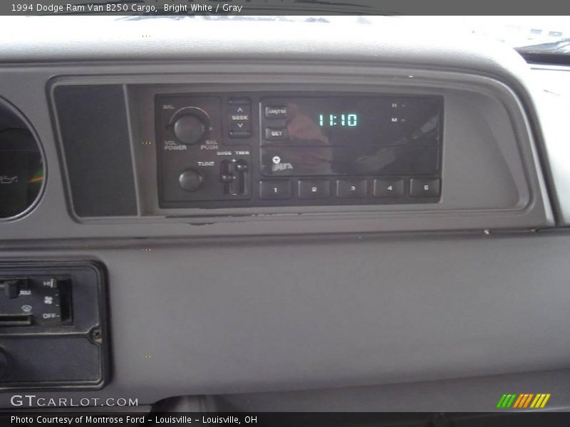 Bright White / Gray 1994 Dodge Ram Van B250 Cargo