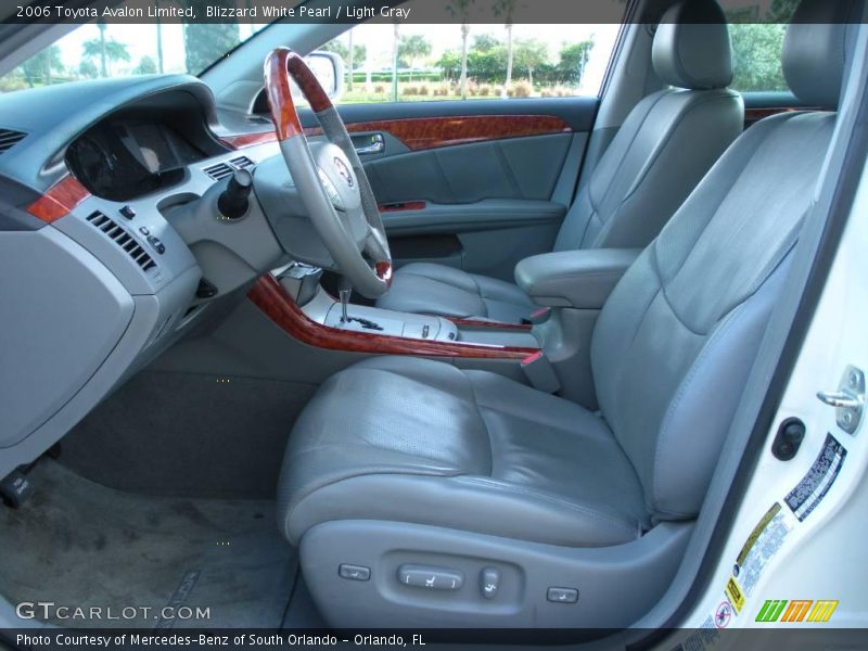 Blizzard White Pearl / Light Gray 2006 Toyota Avalon Limited