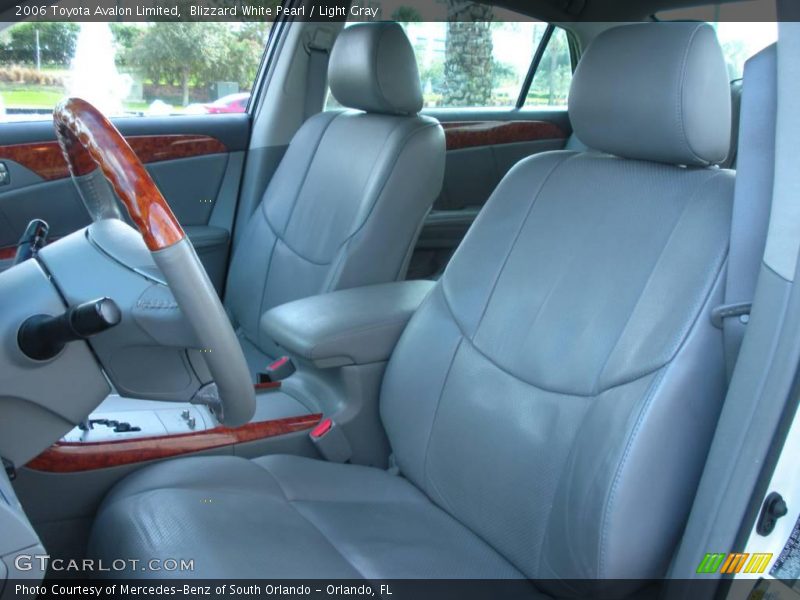 Blizzard White Pearl / Light Gray 2006 Toyota Avalon Limited