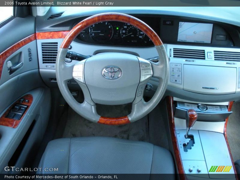 Blizzard White Pearl / Light Gray 2006 Toyota Avalon Limited