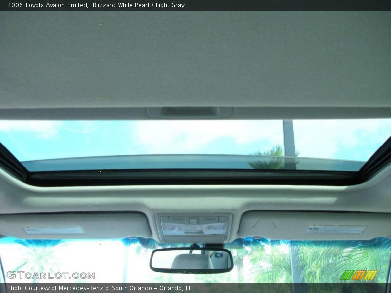 Blizzard White Pearl / Light Gray 2006 Toyota Avalon Limited
