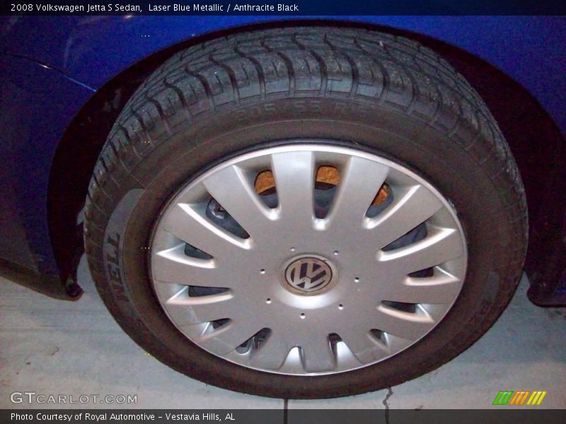 Laser Blue Metallic / Anthracite Black 2008 Volkswagen Jetta S Sedan