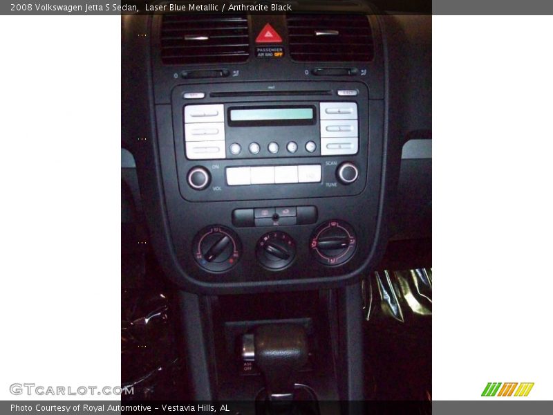 Laser Blue Metallic / Anthracite Black 2008 Volkswagen Jetta S Sedan