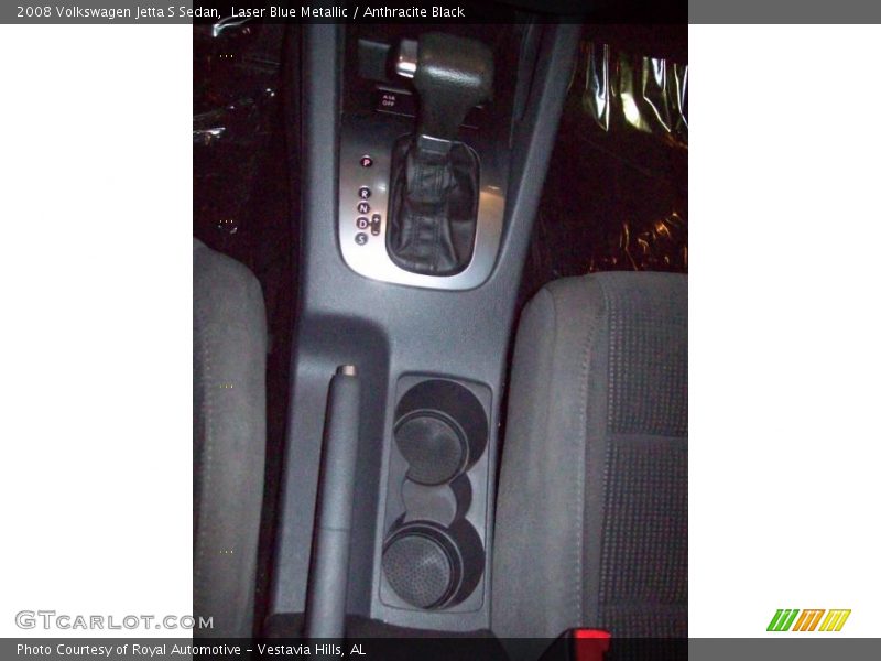 Laser Blue Metallic / Anthracite Black 2008 Volkswagen Jetta S Sedan