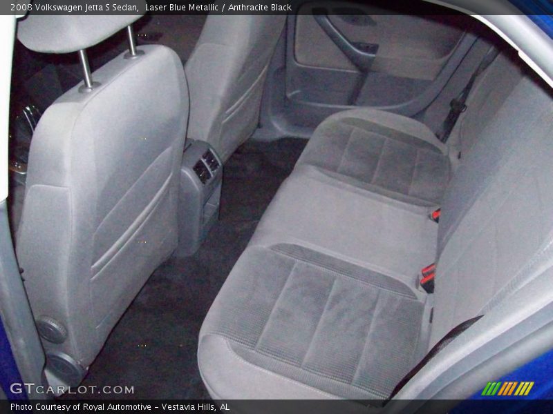 Laser Blue Metallic / Anthracite Black 2008 Volkswagen Jetta S Sedan