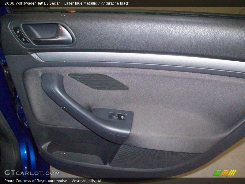 Laser Blue Metallic / Anthracite Black 2008 Volkswagen Jetta S Sedan