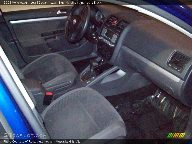 Laser Blue Metallic / Anthracite Black 2008 Volkswagen Jetta S Sedan