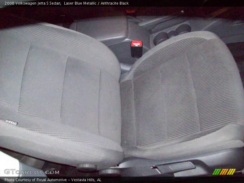 Laser Blue Metallic / Anthracite Black 2008 Volkswagen Jetta S Sedan
