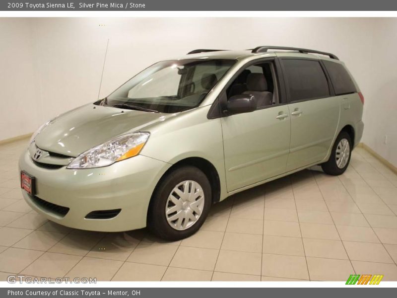 Silver Pine Mica / Stone 2009 Toyota Sienna LE