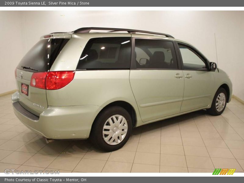 Silver Pine Mica / Stone 2009 Toyota Sienna LE