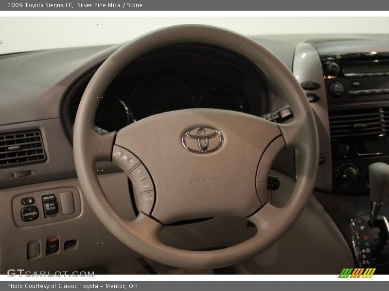 Silver Pine Mica / Stone 2009 Toyota Sienna LE