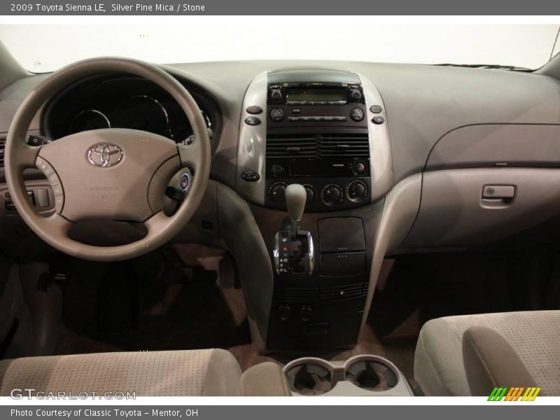 Silver Pine Mica / Stone 2009 Toyota Sienna LE