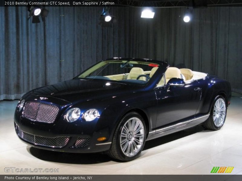 Dark Sapphire / Saffron 2010 Bentley Continental GTC Speed