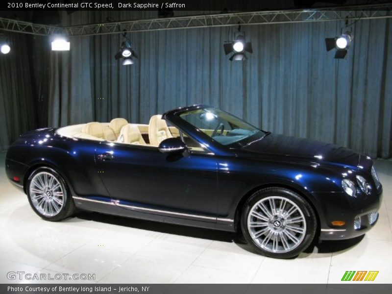 Dark Sapphire / Saffron 2010 Bentley Continental GTC Speed