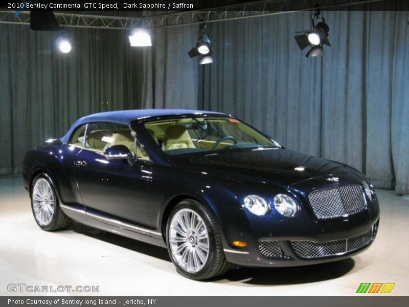 Dark Sapphire / Saffron 2010 Bentley Continental GTC Speed