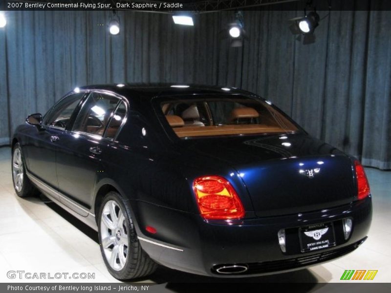 Dark Sapphire / Saddle 2007 Bentley Continental Flying Spur