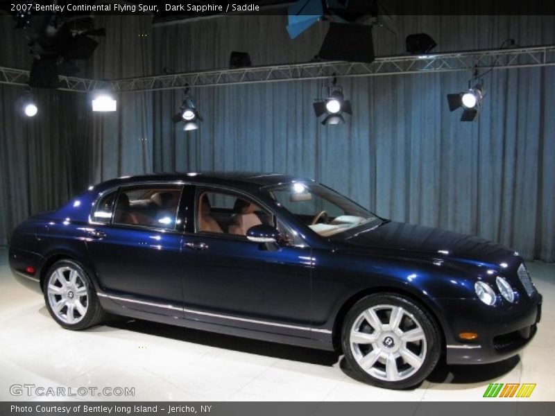 Dark Sapphire / Saddle 2007 Bentley Continental Flying Spur