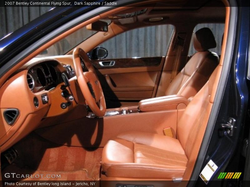 Dark Sapphire / Saddle 2007 Bentley Continental Flying Spur