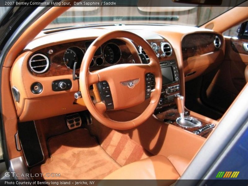 Dark Sapphire / Saddle 2007 Bentley Continental Flying Spur