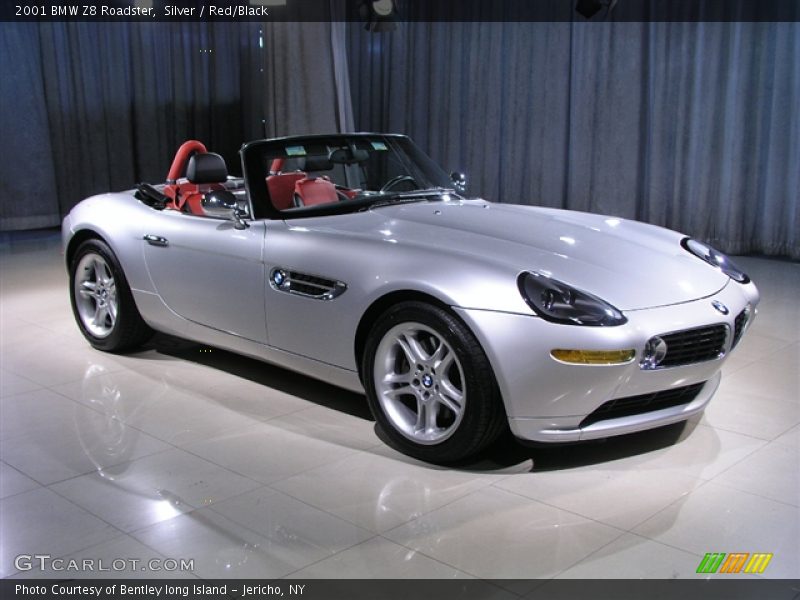 Silver / Red/Black 2001 BMW Z8 Roadster