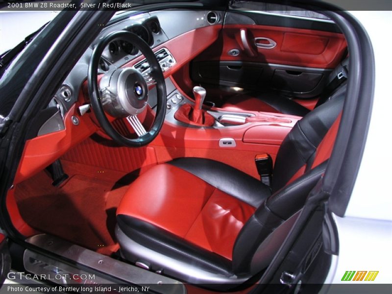 Silver / Red/Black 2001 BMW Z8 Roadster