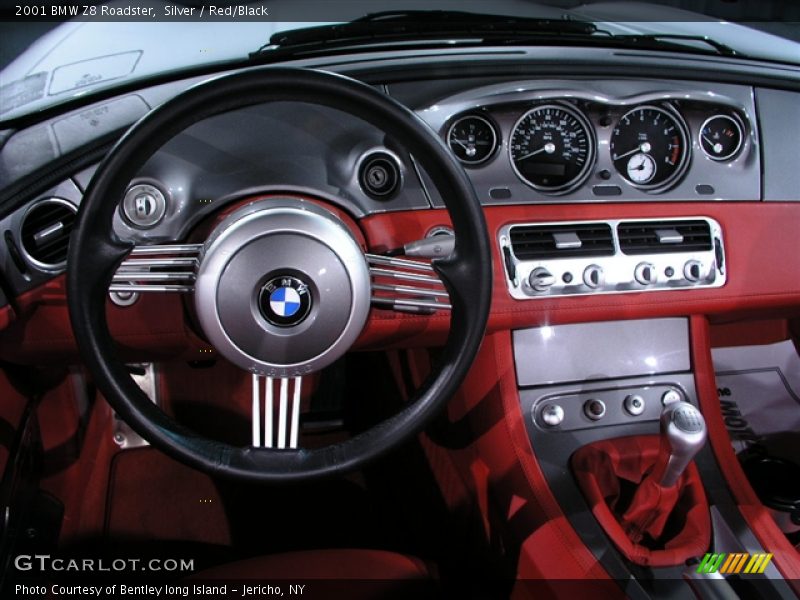 Silver / Red/Black 2001 BMW Z8 Roadster