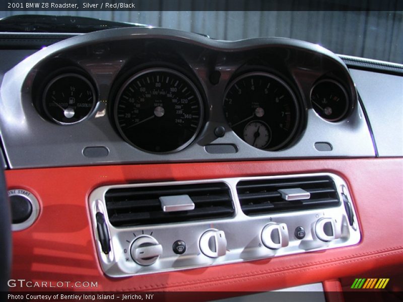 Silver / Red/Black 2001 BMW Z8 Roadster