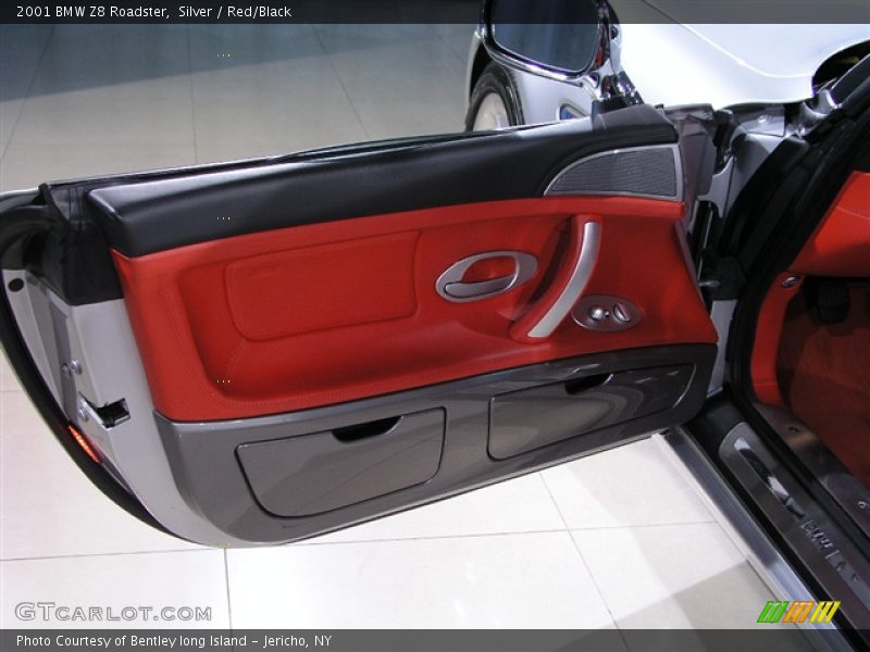 Silver / Red/Black 2001 BMW Z8 Roadster