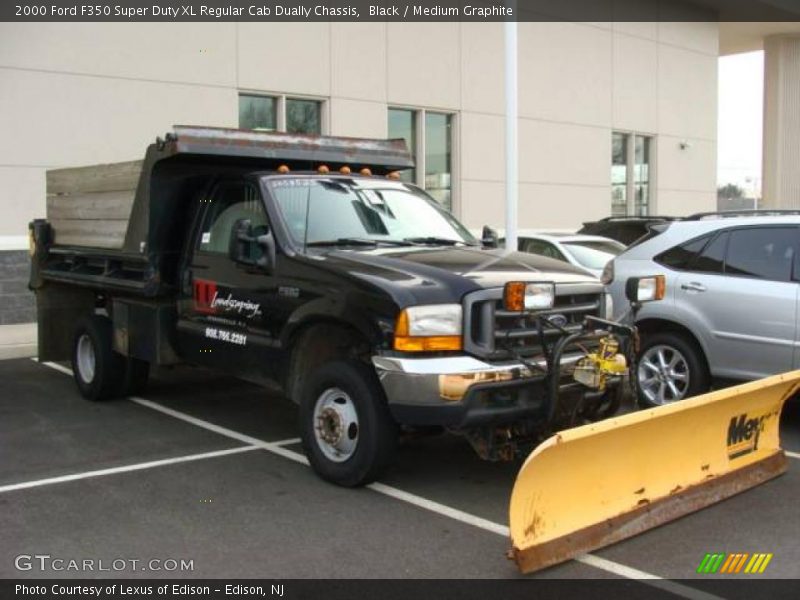 Black / Medium Graphite 2000 Ford F350 Super Duty XL Regular Cab Dually Chassis