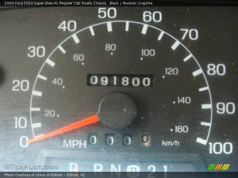 Black / Medium Graphite 2000 Ford F350 Super Duty XL Regular Cab Dually Chassis