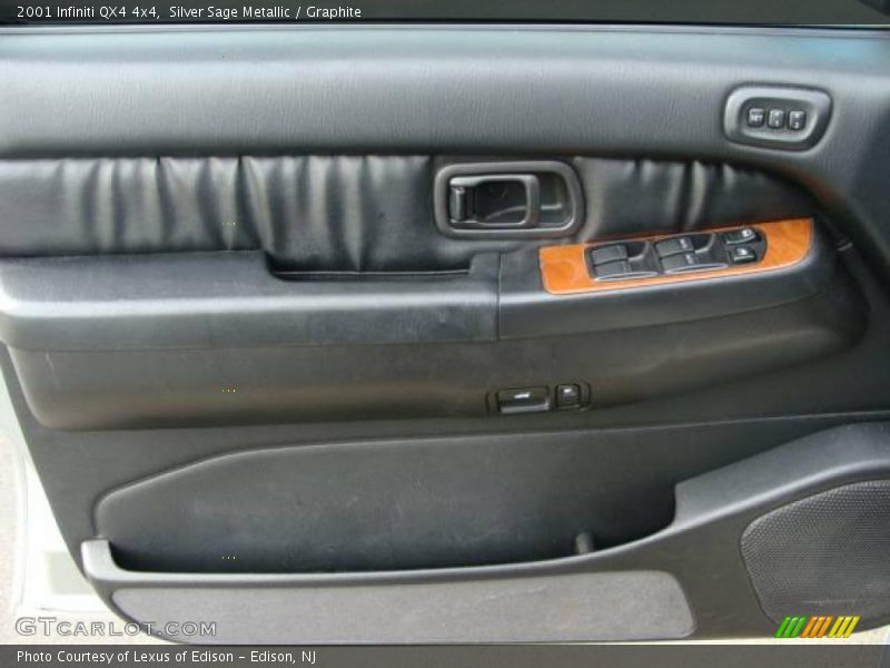 Silver Sage Metallic / Graphite 2001 Infiniti QX4 4x4