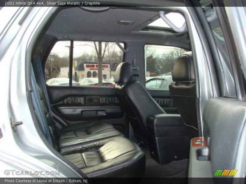 Silver Sage Metallic / Graphite 2001 Infiniti QX4 4x4