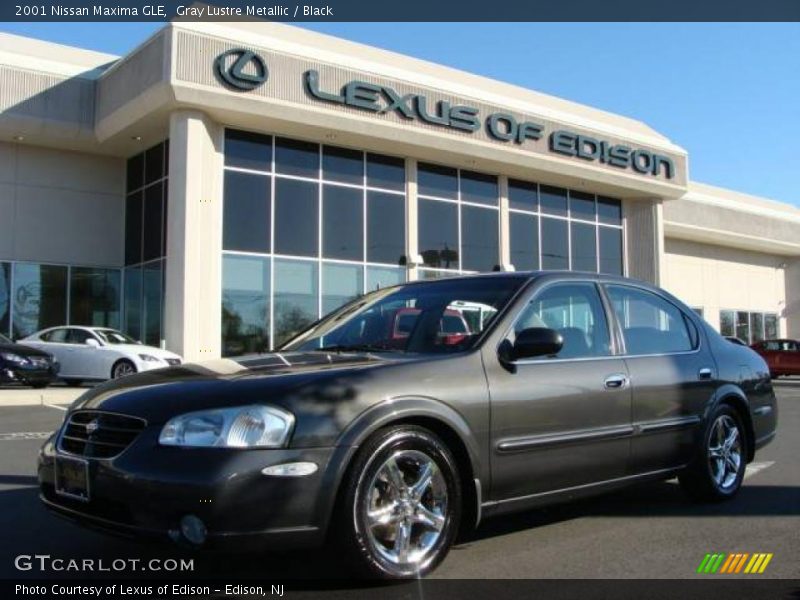 Gray Lustre Metallic / Black 2001 Nissan Maxima GLE