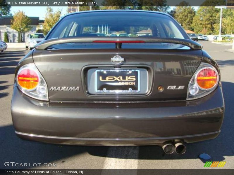 Gray Lustre Metallic / Black 2001 Nissan Maxima GLE